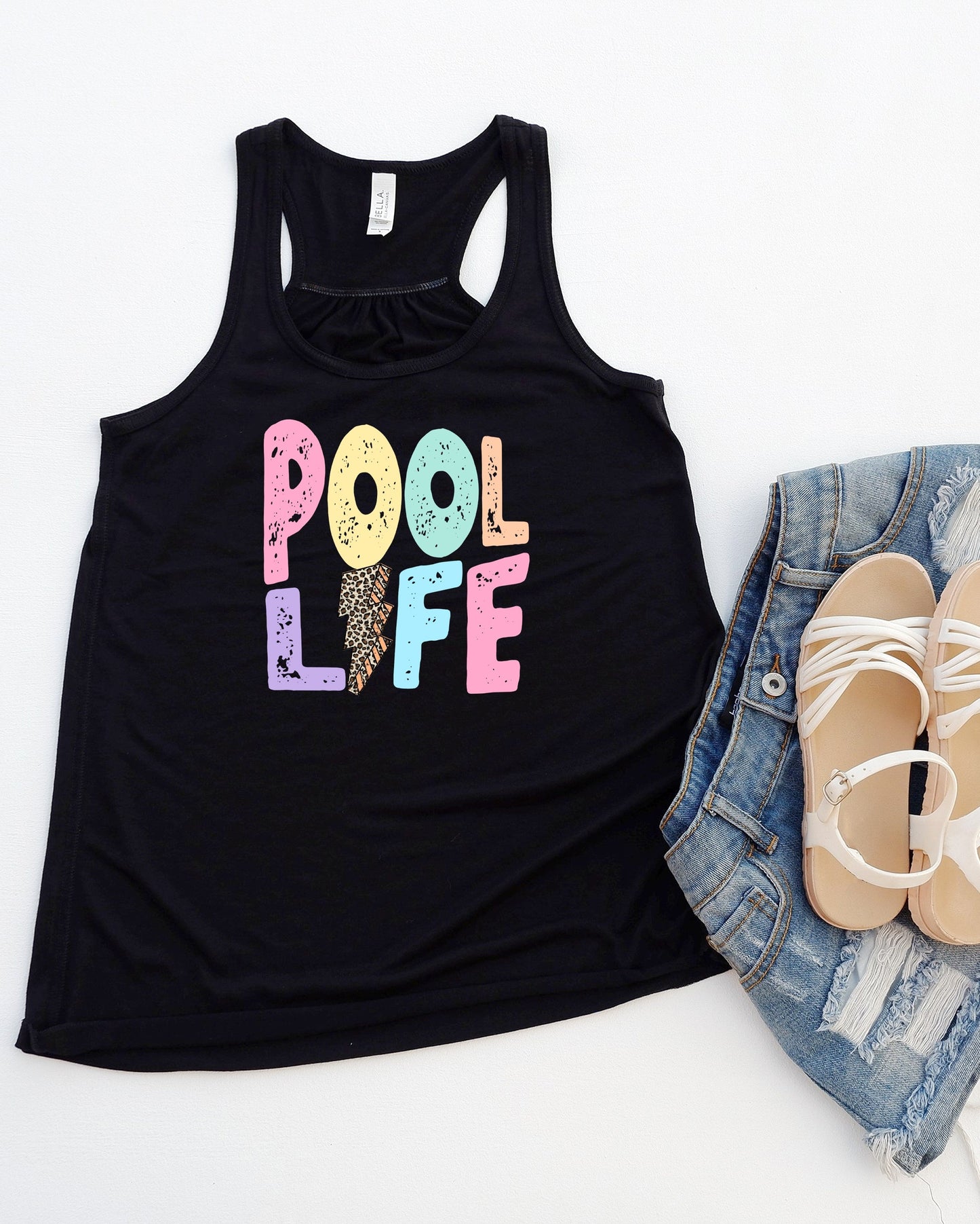 Pool Life lightening Graphic Tee