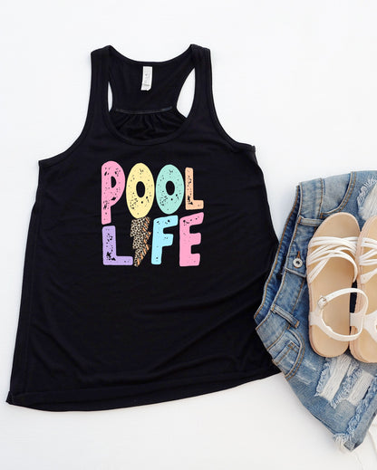 Pool Life lightening Graphic Tee