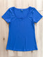 PRE - ORDER Lace Trim Forever Soft Ribbed Tee - ETA 5/31 - Girl Code Couture