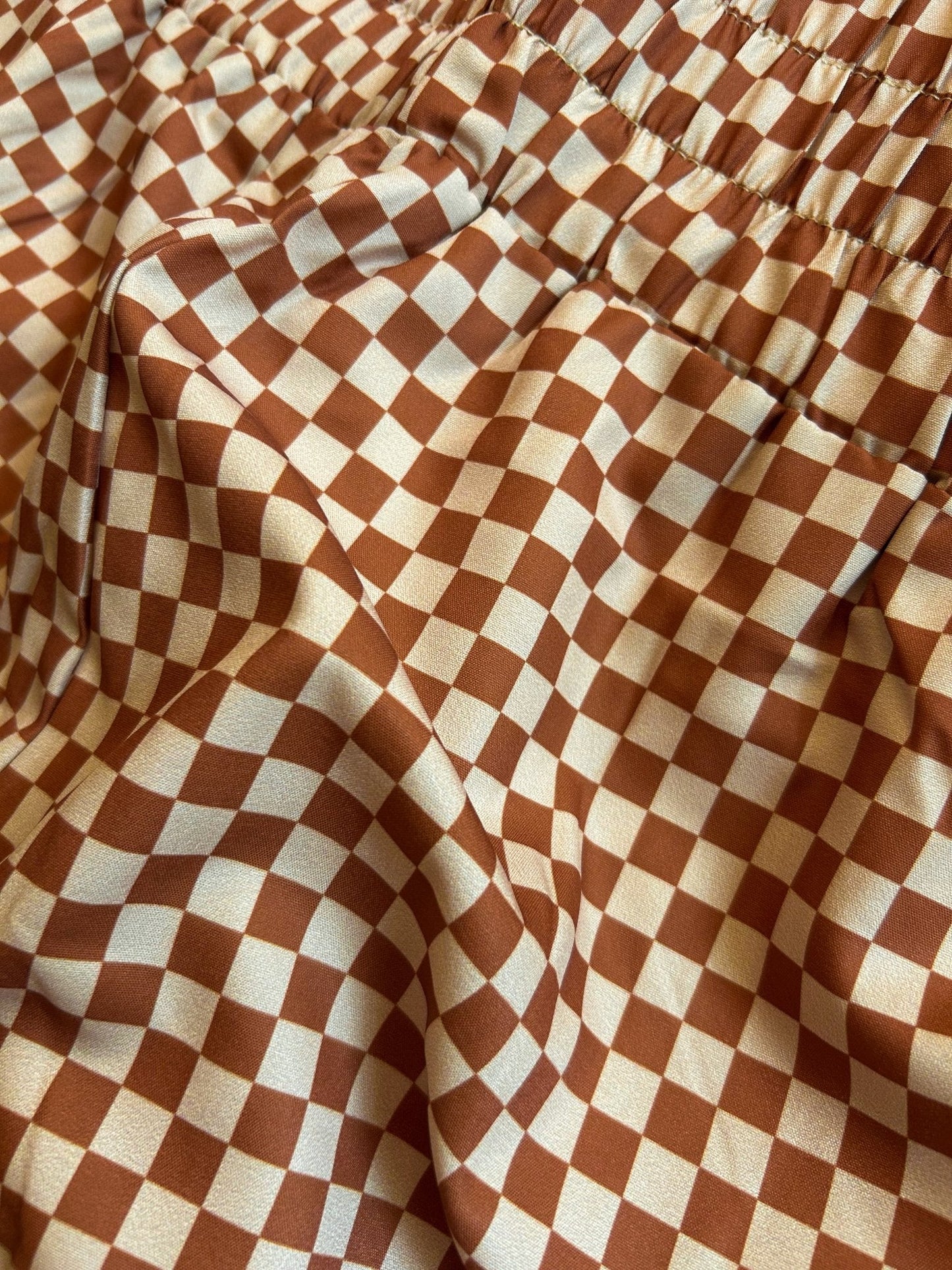 PREORDER Checkered Tummy Control Athletic Shorts with Pockets 7/25 - Girl Code Couture