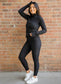 PREORDER Max Sculpt Ribbed Leggings Regular Black Only - Girl Code Couture