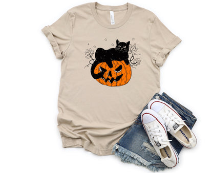 Pumpkin Cat Graphic Tee
