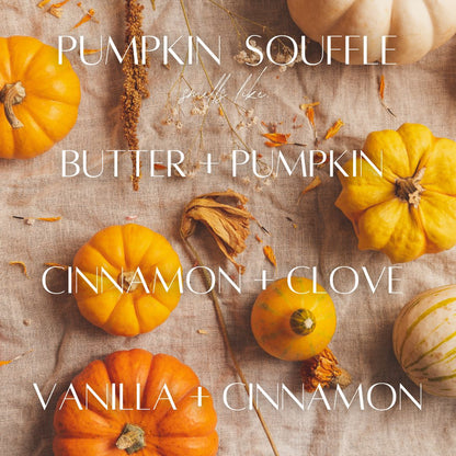 13 oz Mason Jar Soy Candle - Pumpkin Souffle
