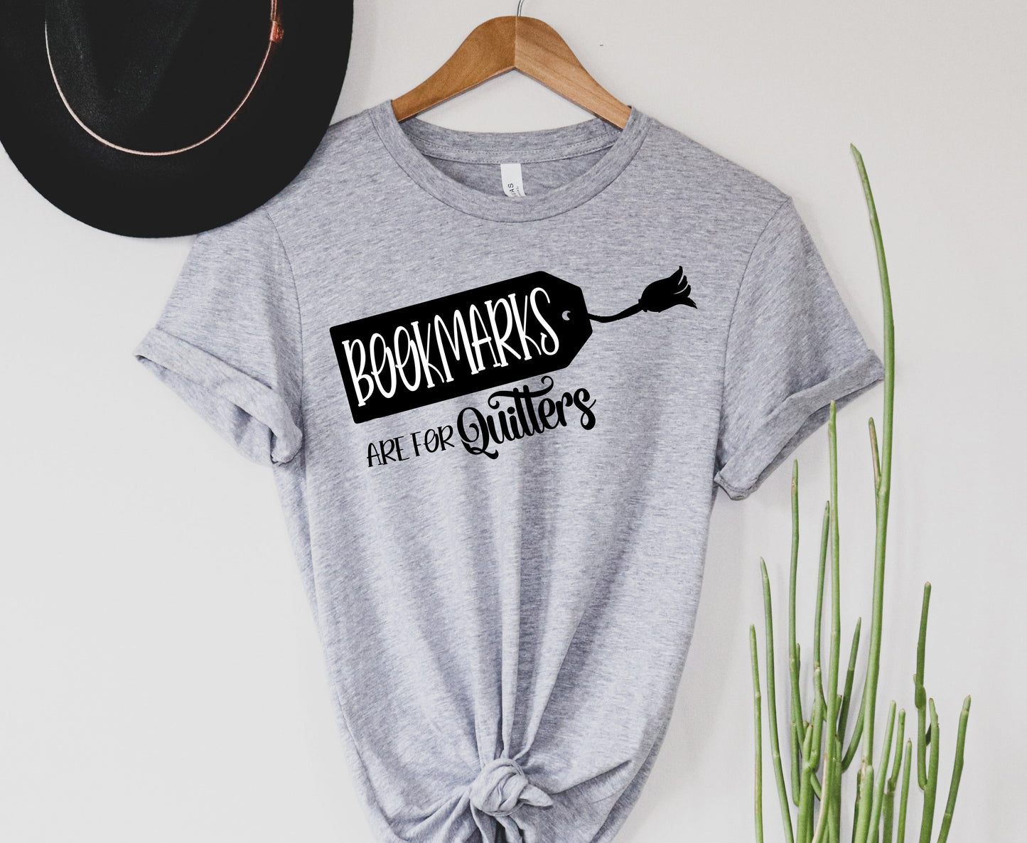 Bookmarks are for Quitters Graphic Tee