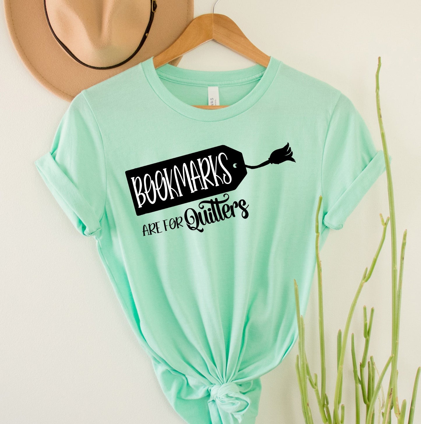 Bookmarks are for Quitters Graphic Tee