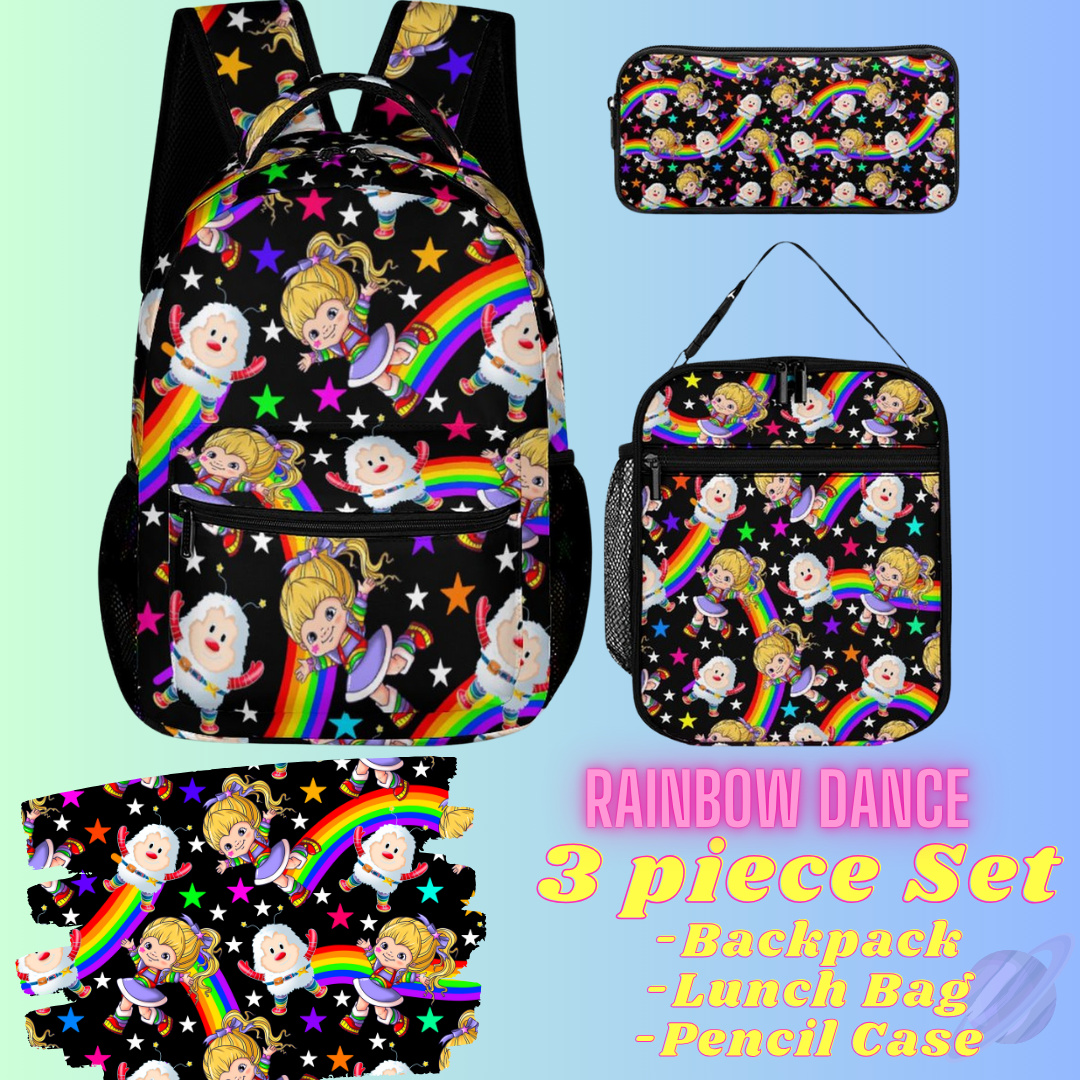RAINBOW DANCE-3 PIECE BACKPACK SET-PREORDER CLOSING 7/3