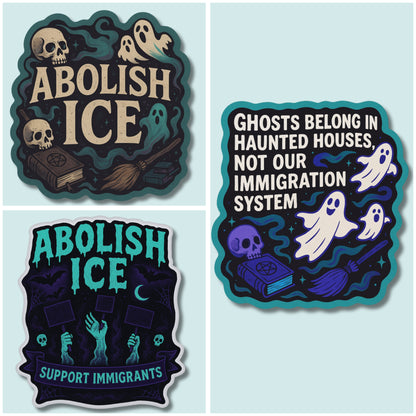 "Al Otro Lado" Abolish ICE Sticker Fundraiser