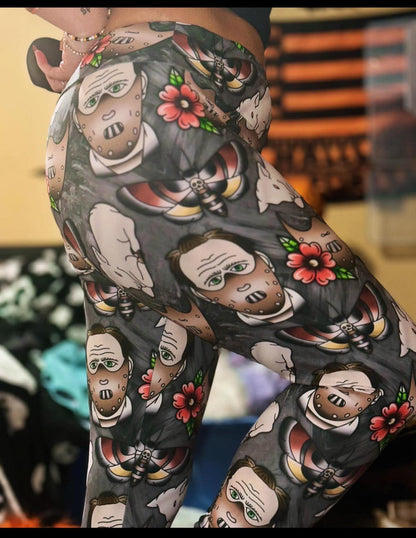 Silence (Semi-Exclusive) - High-quality Handcrafted Vibrant Leggings