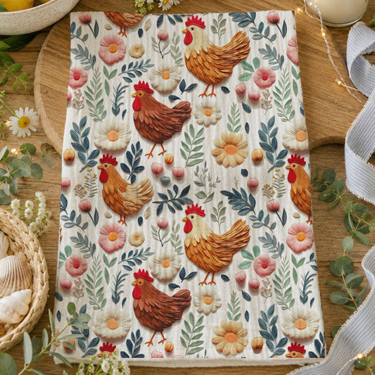 Petals & Peckers Towel