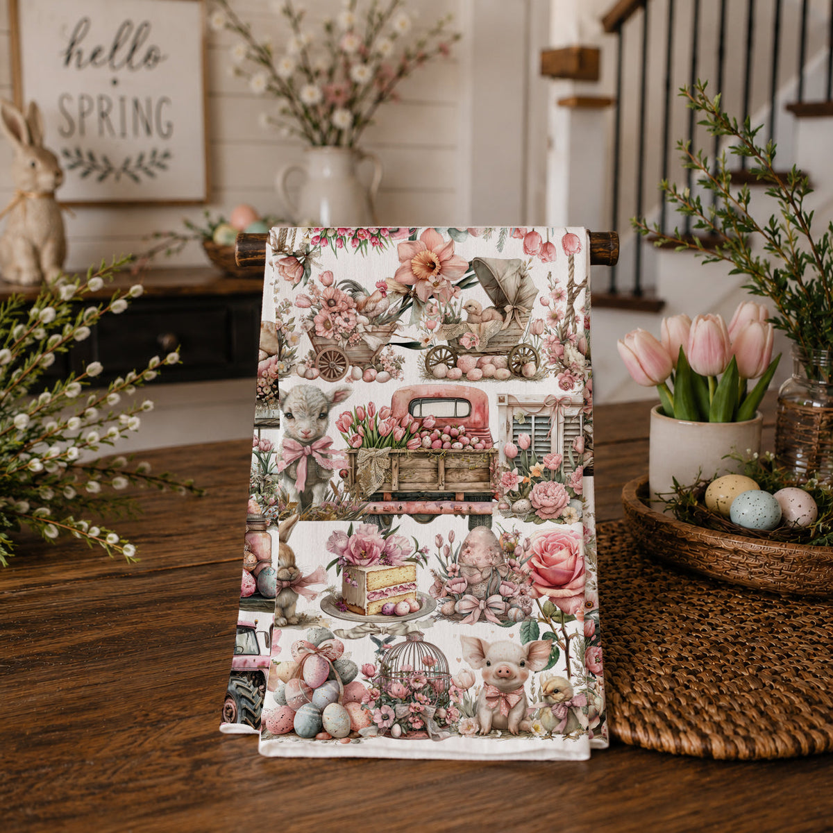 Rose Royal Easter Towel