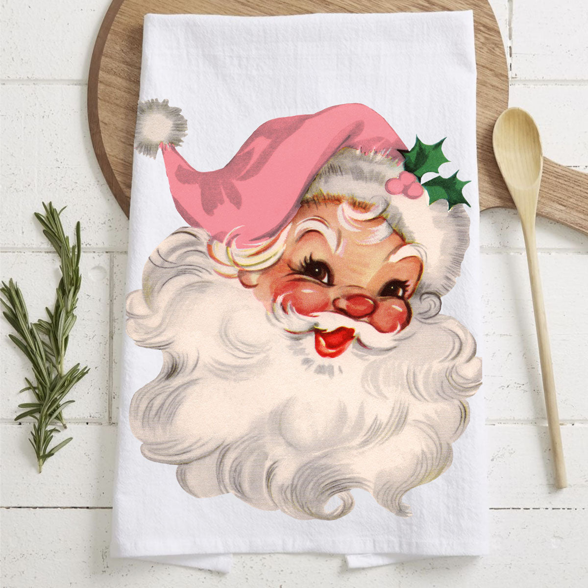Pink Santa Vintage