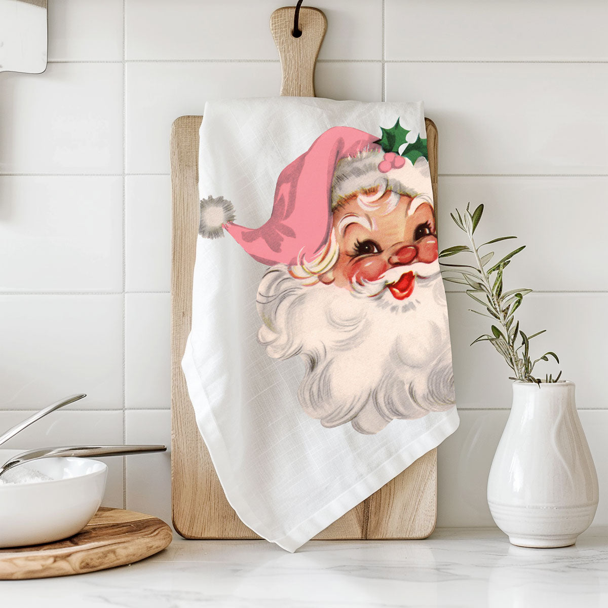 Pink Santa Vintage