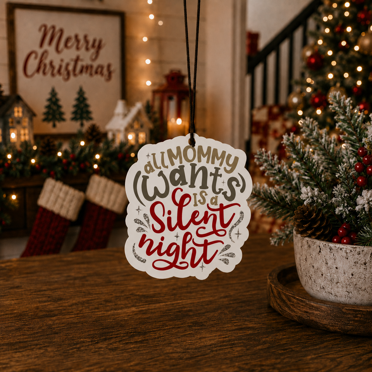 Silent Night Freshie