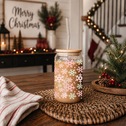 Pastel Snowflakes 17oz