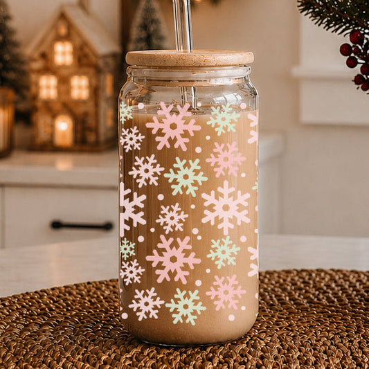 Pastel Snowflakes 17oz