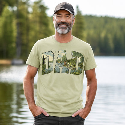 Fishing Dad Adult Graphic Tee