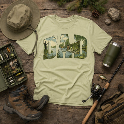Fishing Dad Adult Graphic Tee
