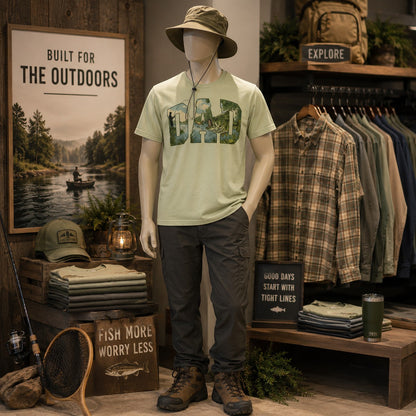 Fishing Dad Adult Graphic Tee
