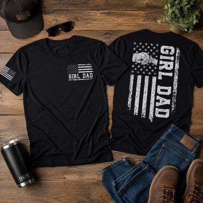 Girl Dad Adult Graphic Tee