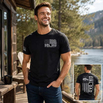 Girl Dad Adult Graphic Tee