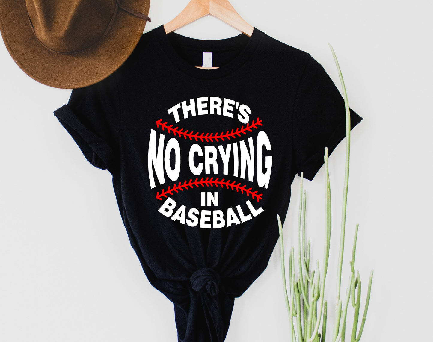 There's No Crying in Baseball Graphic Tee