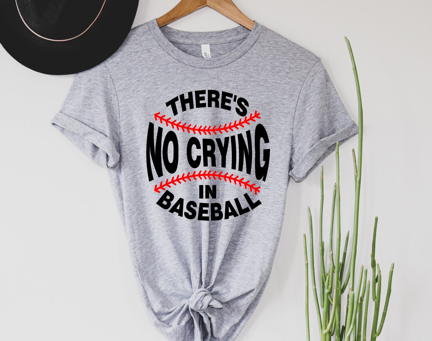 There's No Crying in Baseball Graphic Tee