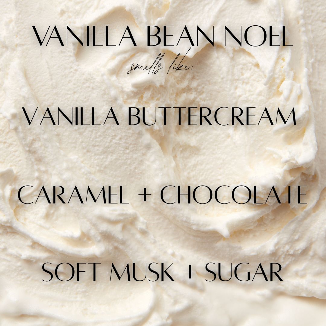 Vanilla Bean Noel - 7 Wick White Wood Dough Bowl Soy Candle