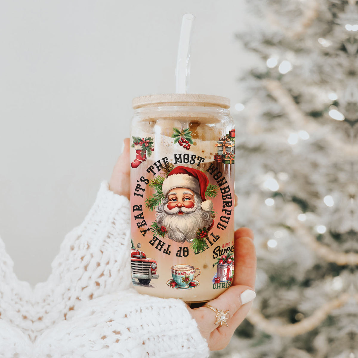 Vintage Christmas 17oz