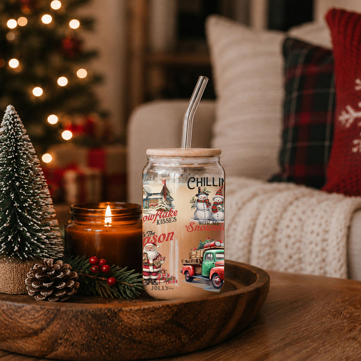 Vintage Christmas 17oz