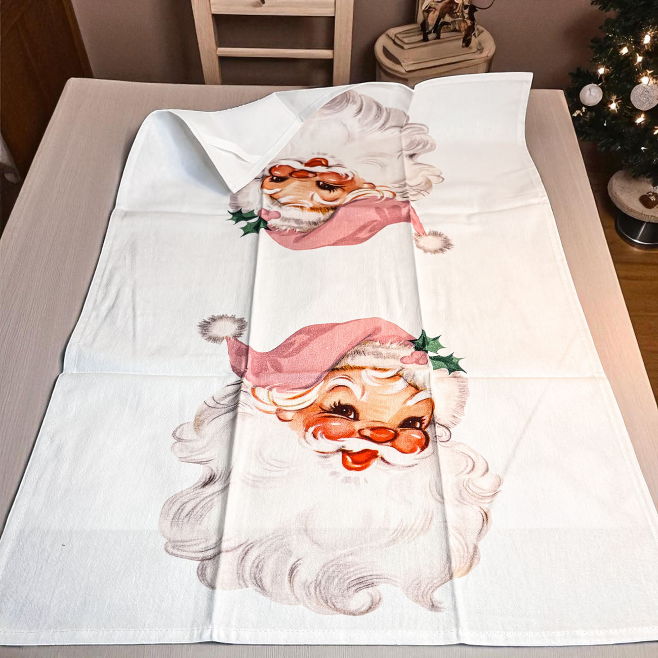 Pink Santa Vintage