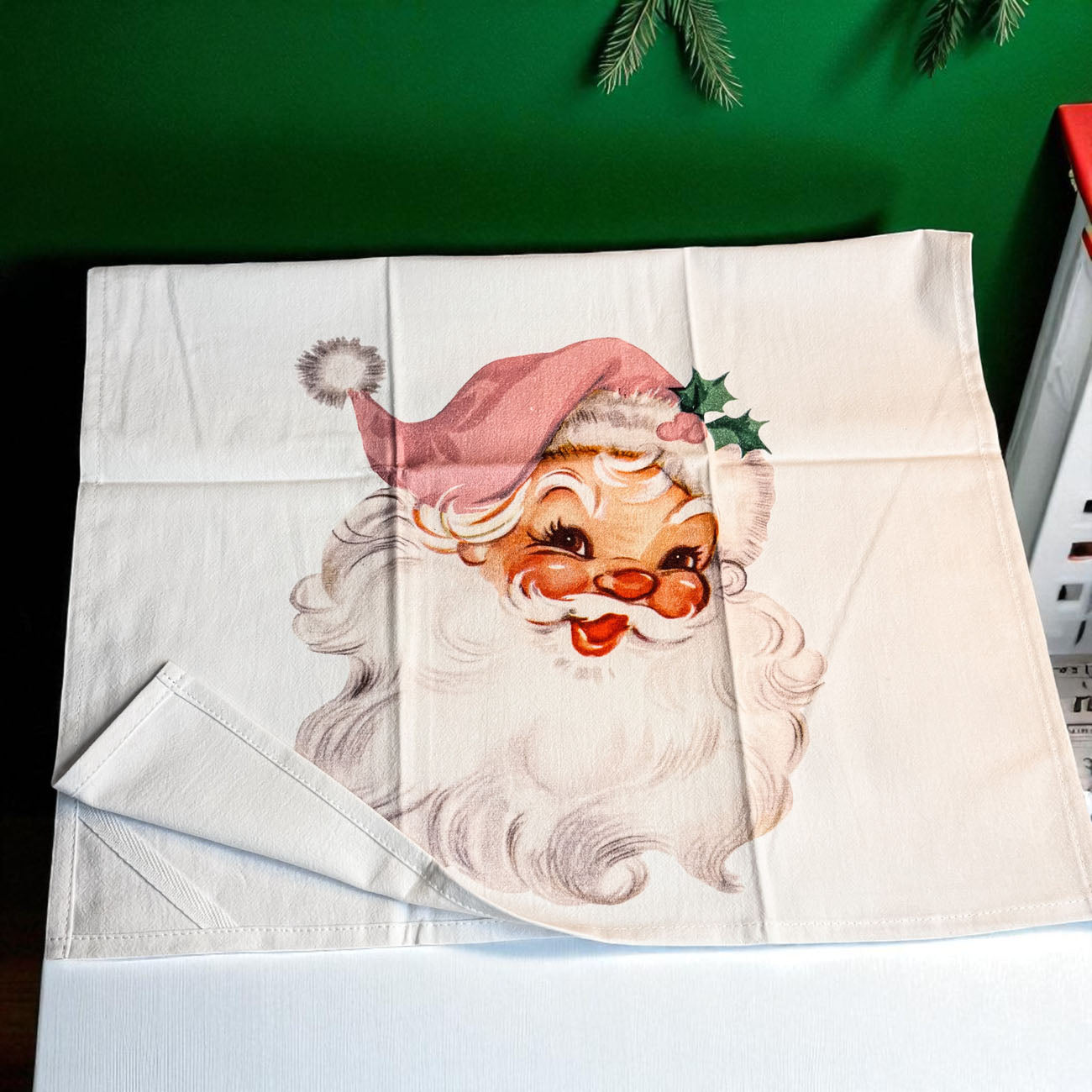 Pink Santa Vintage
