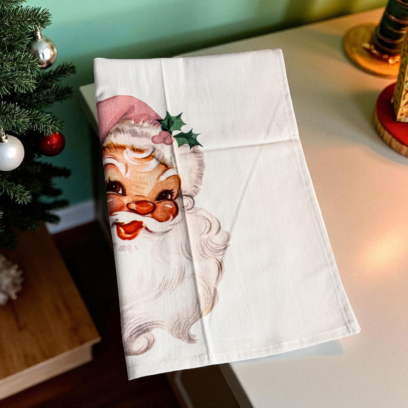 Pink Santa Vintage