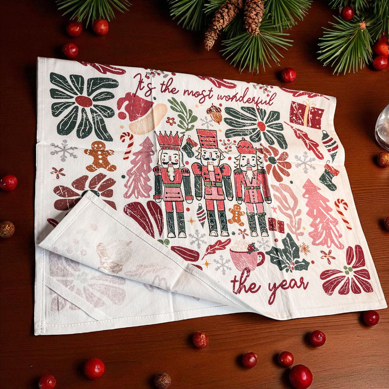 Boho Floral Nutcracker