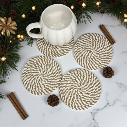 Fall Fabric Coasters