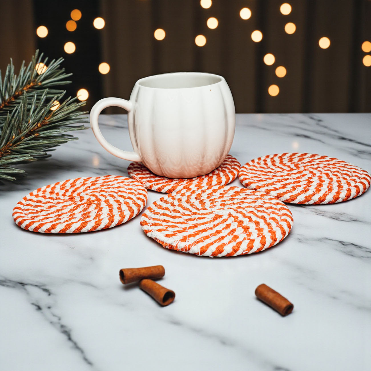 Fall Fabric Coasters
