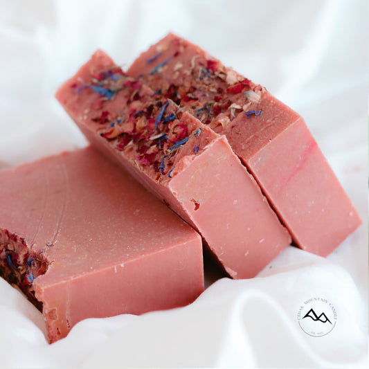 All Natural Cold Process Handmade Bar Soap - Winter Wine