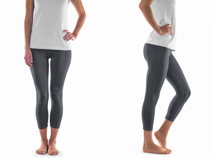 SUPER CLEARANCE Solid Capri - High-quality Handcrafted Vibrant Leggings