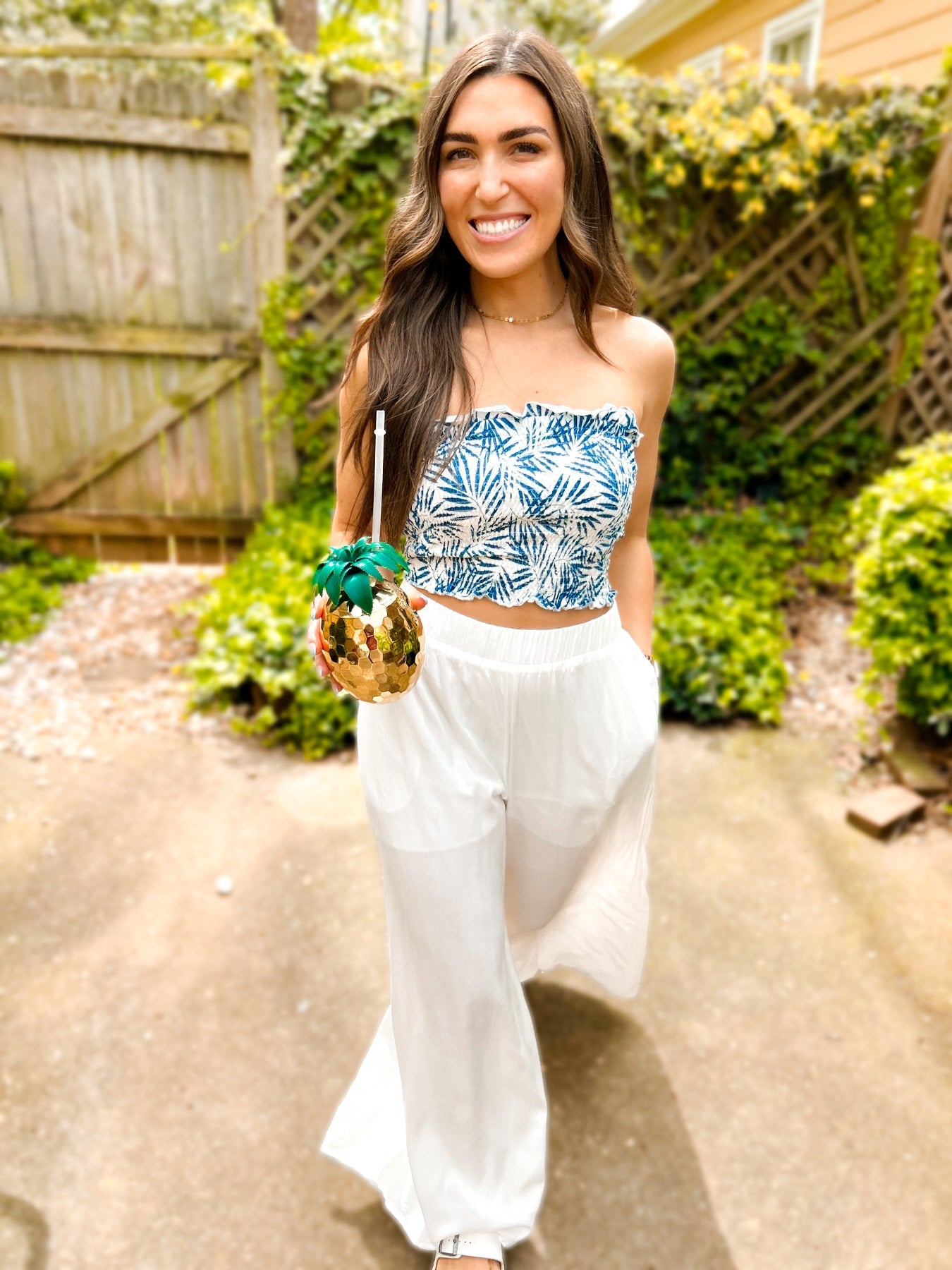 Zara Wide Leg Cotton Pants - Girl Code Couture